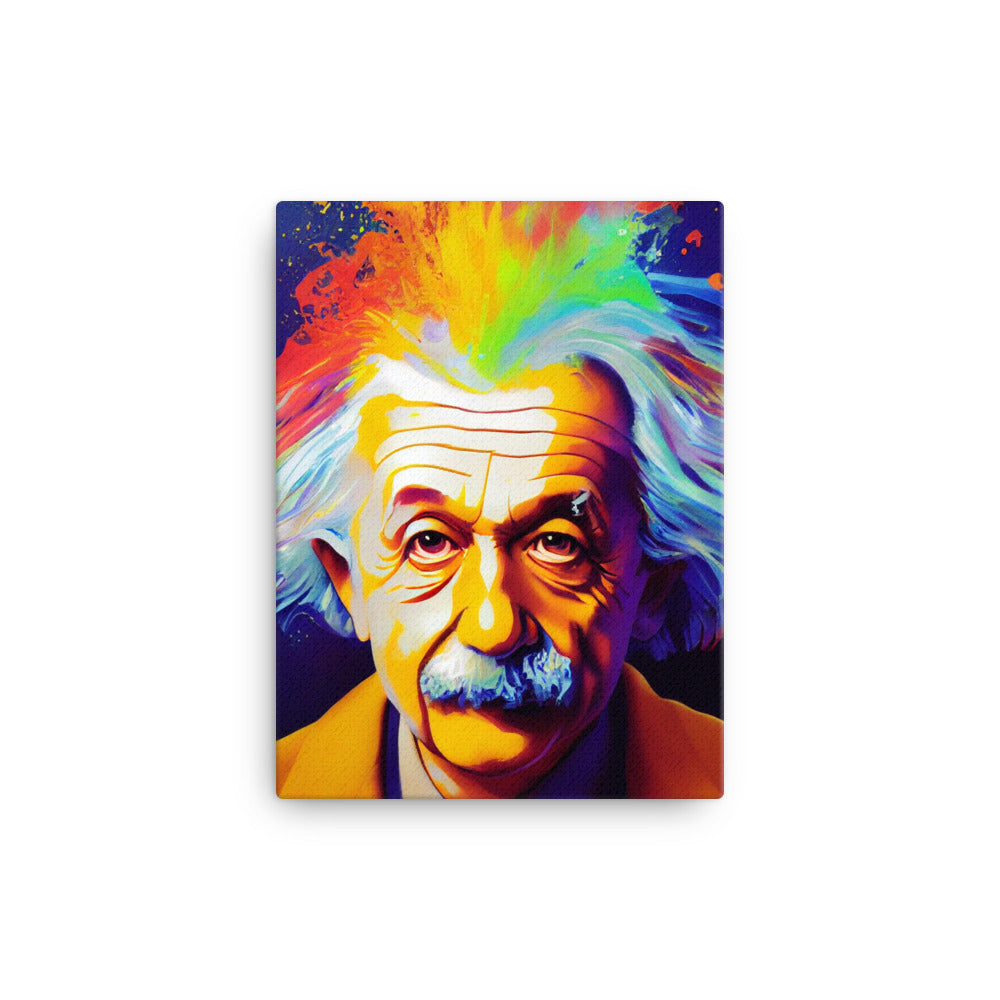 Canvas Wall Art - Einstein Portrait - Thought Experiment