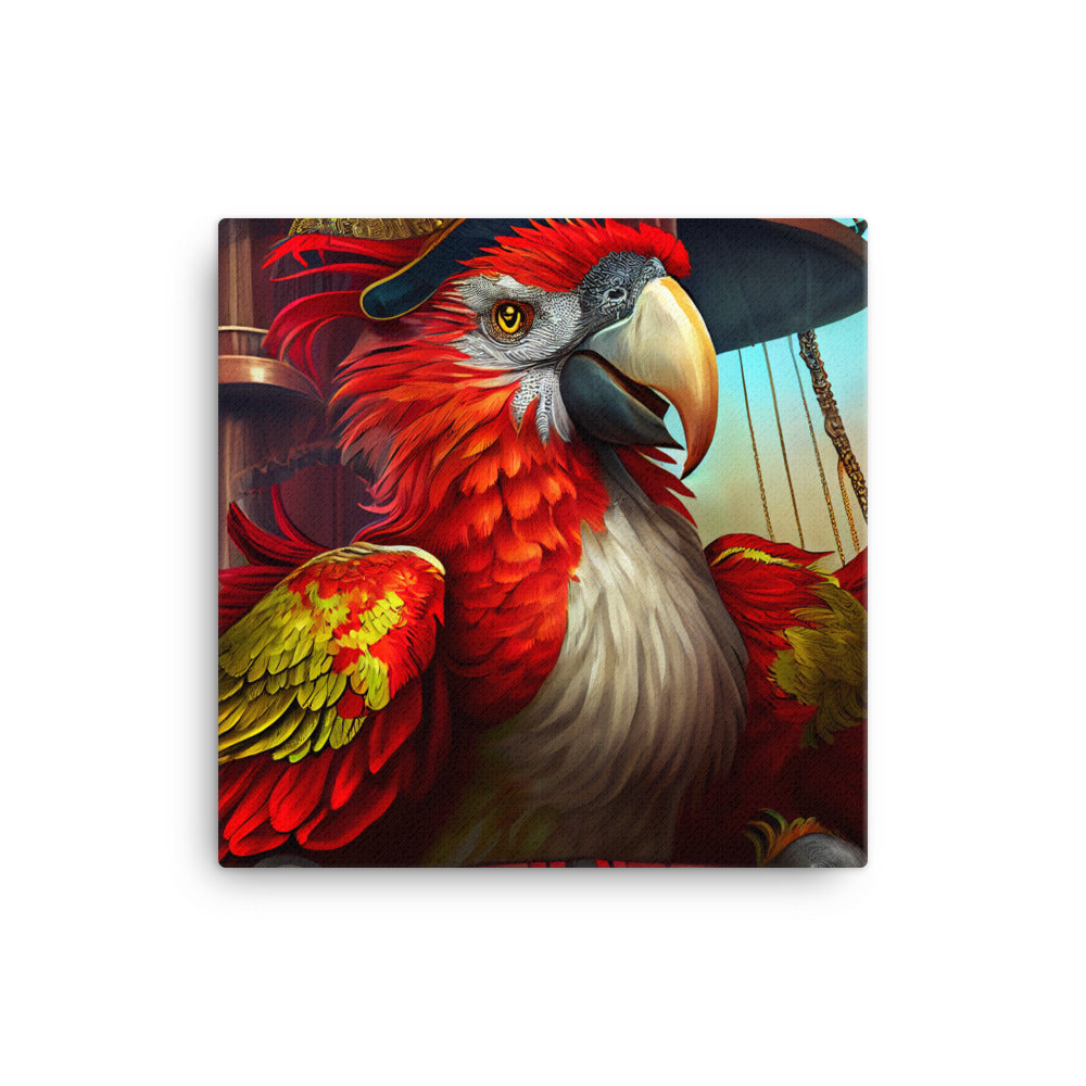 Canvas Wall Art - Pirate Parrot