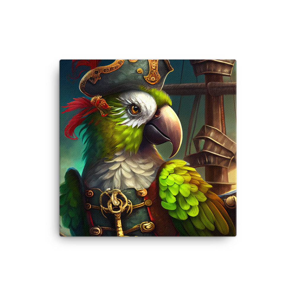 Canvas Wall Art - Pirate Parrot