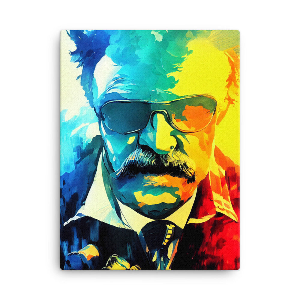 Canvas Wall Art - Teddy Roosevelt at Work