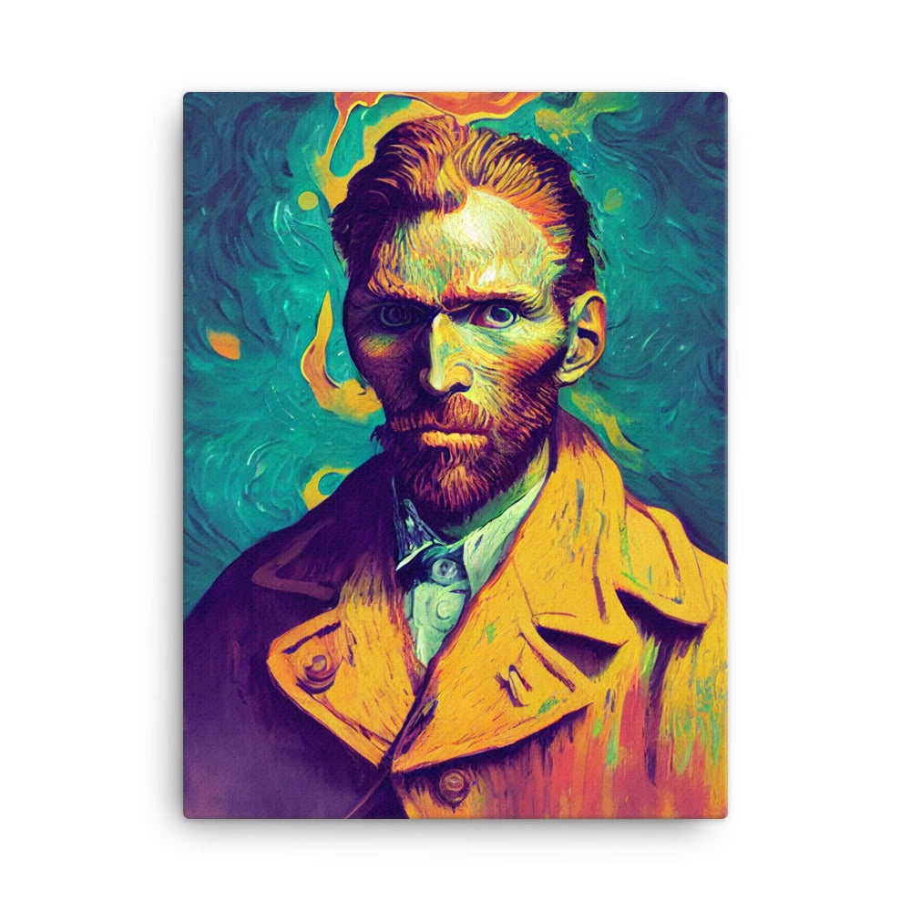 Canvas Wall Art - Van Gogh in Orange Coat