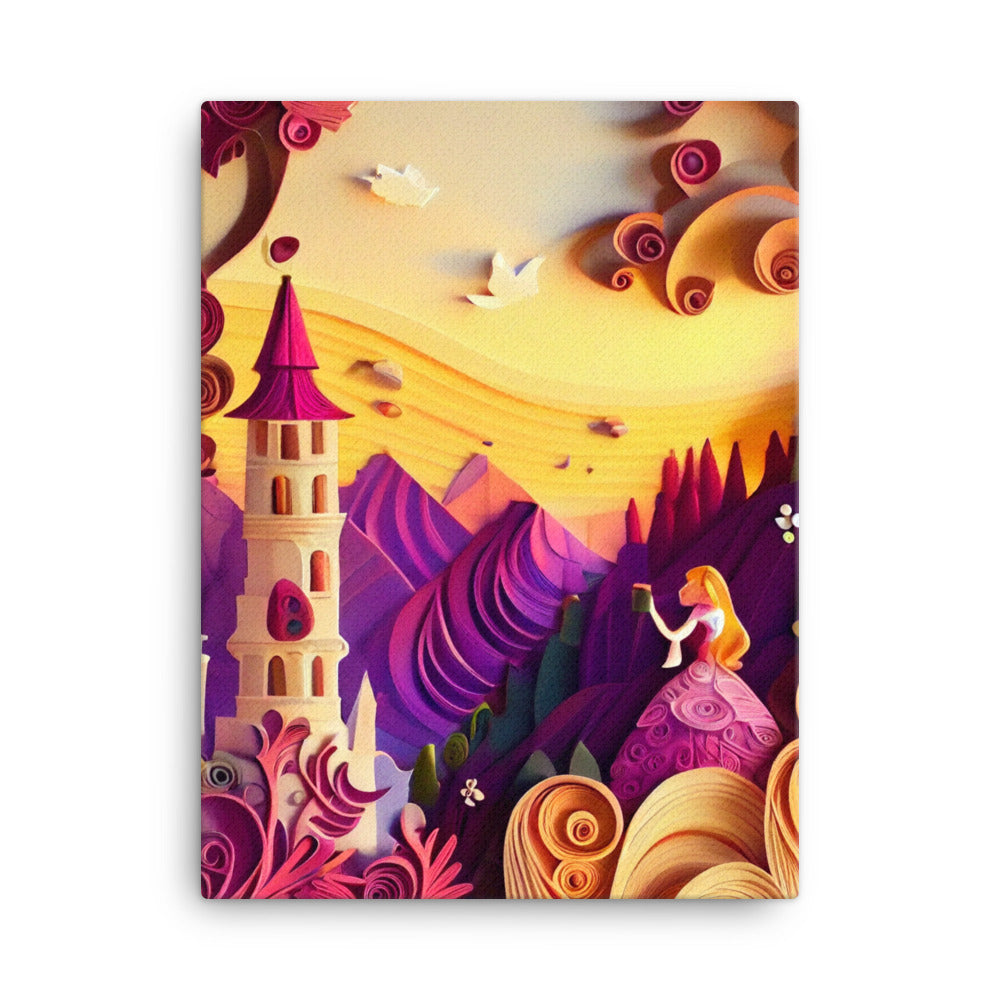 Canvas Wall Art - Paper Art