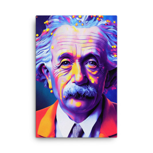 Canvas Wall Art - Einstein - Deep Thoughts