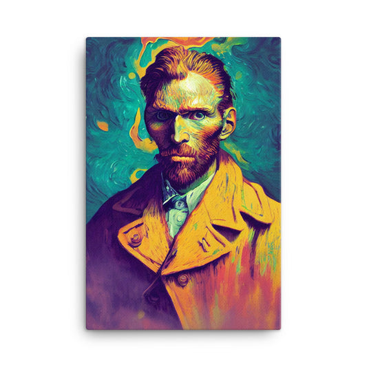 Canvas Wall Art - Van Gogh in Orange Coat