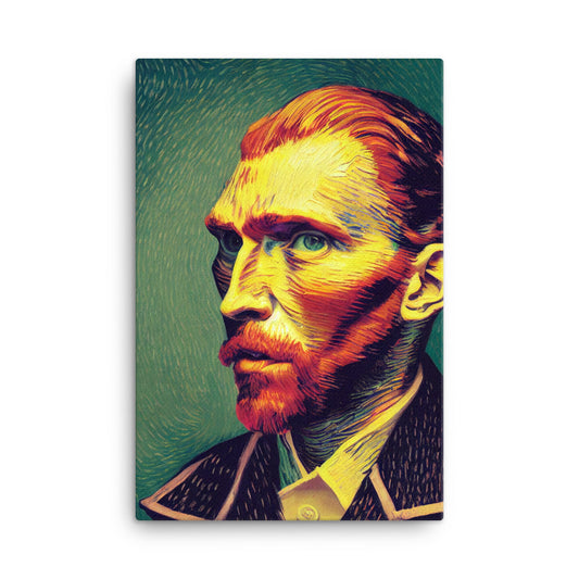 Canvas Wall Art - Side Portrait of Vincent