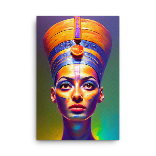 Canvas Wall Art - Nefertiti Egyptian Queen