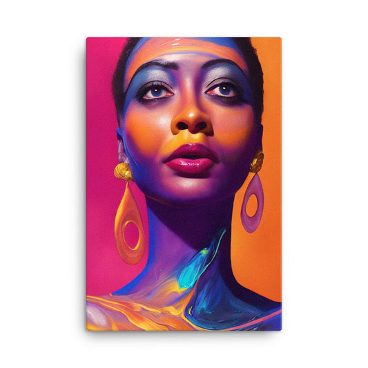 Canvas Wall Art - Painted Josephine