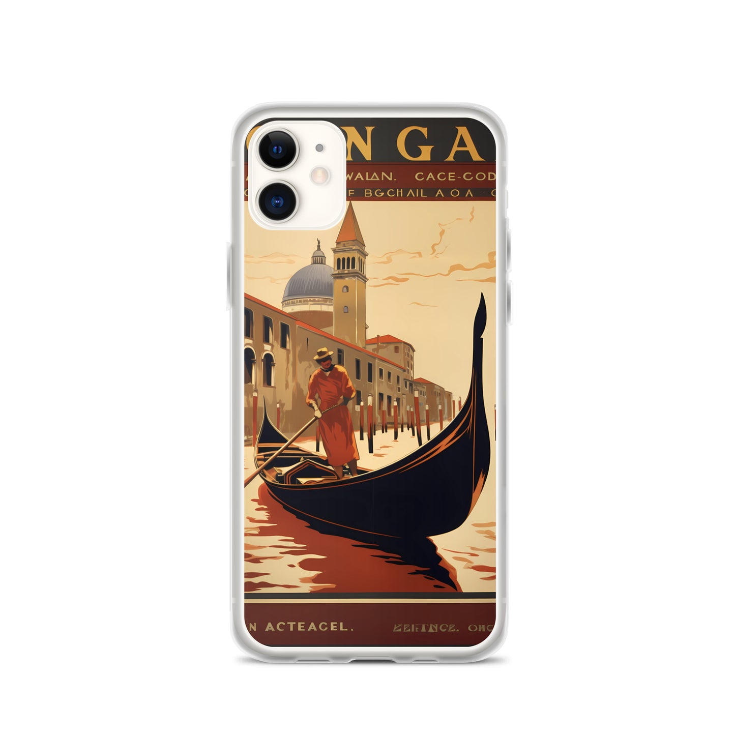 iPhone Case - Vintage Adverts - Venice Gondola