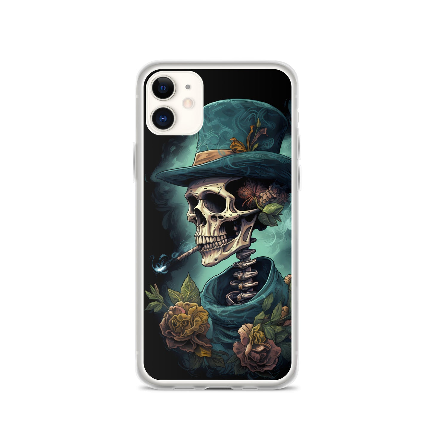 iPhone Case - Gothic Rose Skeleton