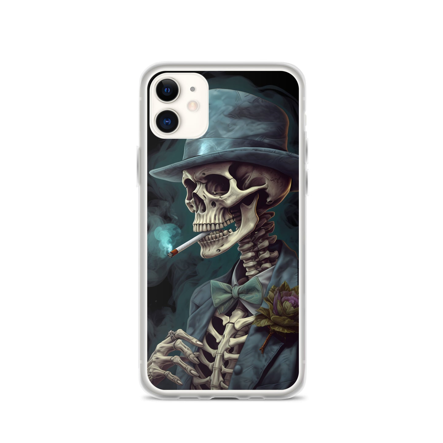 iPhone Case - Skeleton in Smoking Jacket