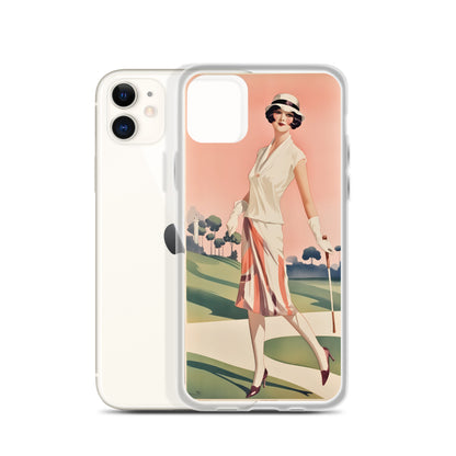 iPhone Case - Vintage Advert - Golfing Woman