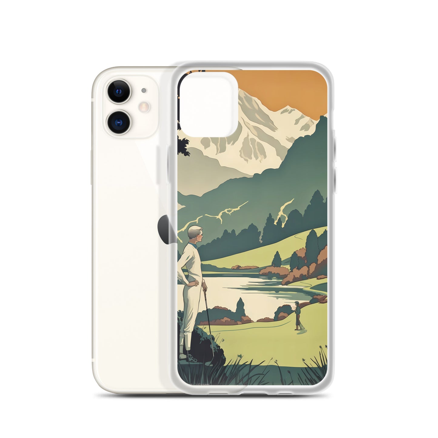 iPhone Case - Vintage Adverts - Mountain Golf