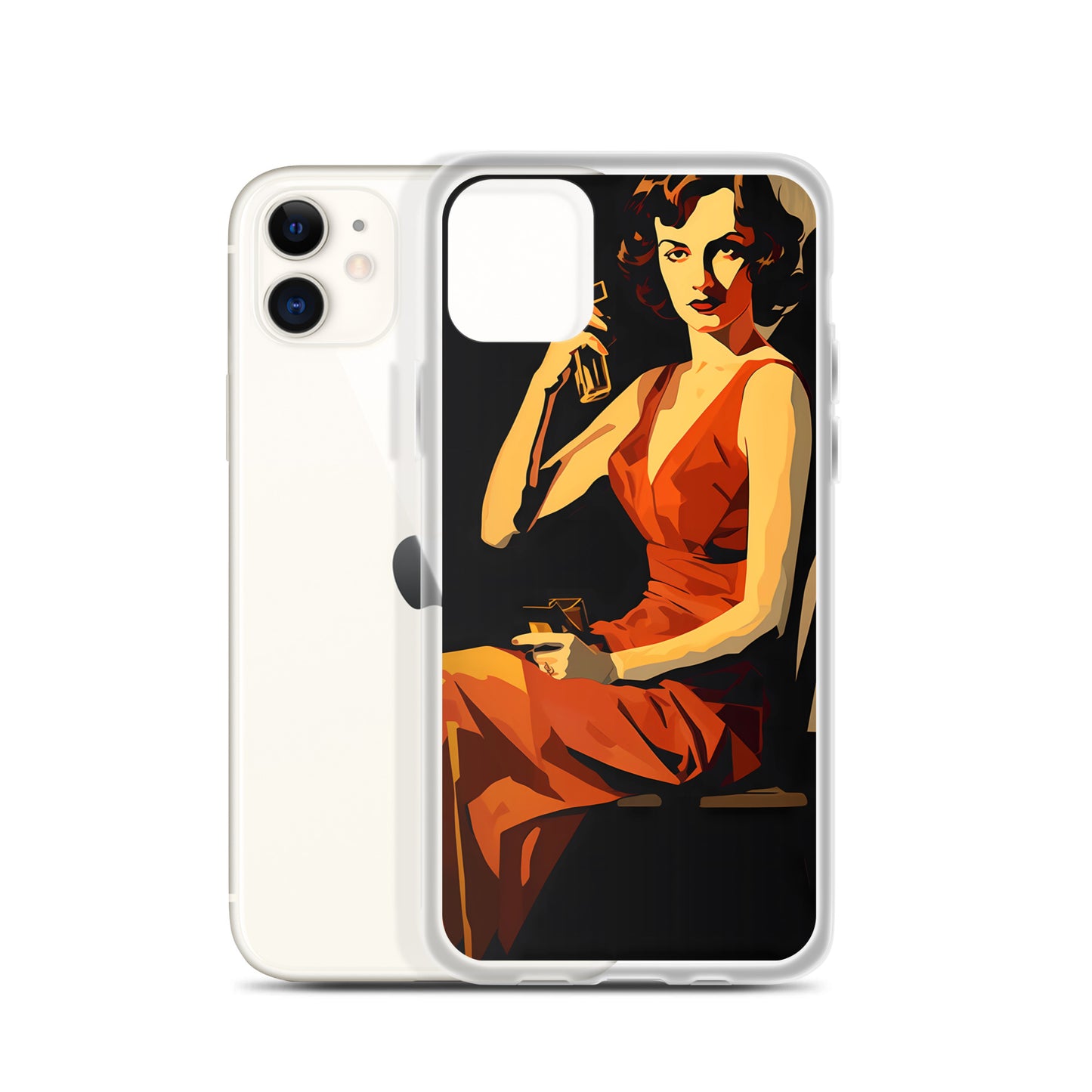 iPhone Case - Vintage Noir Pin-Up