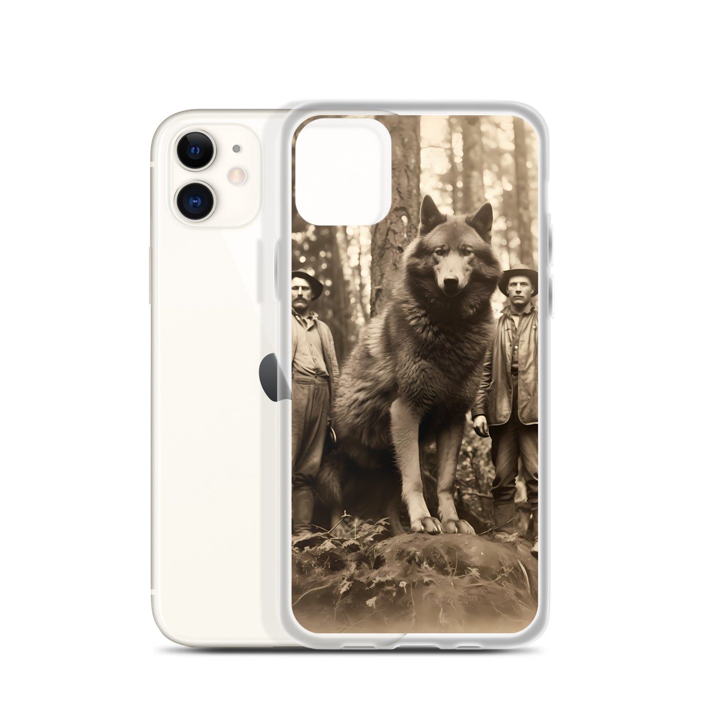 iPhone Case - The Logger and the Wolf