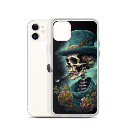 iPhone Case - Gothic Rose Skeleton