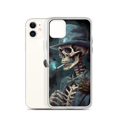 iPhone Case - Skeleton in Smoking Jacket