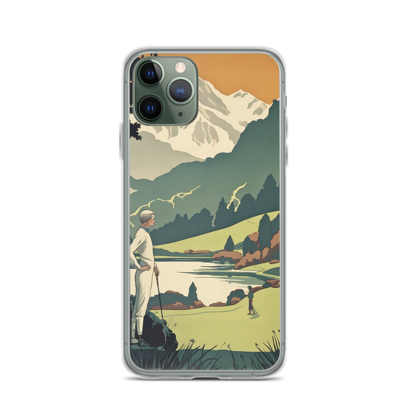 iPhone Case - Vintage Adverts - Mountain Golf