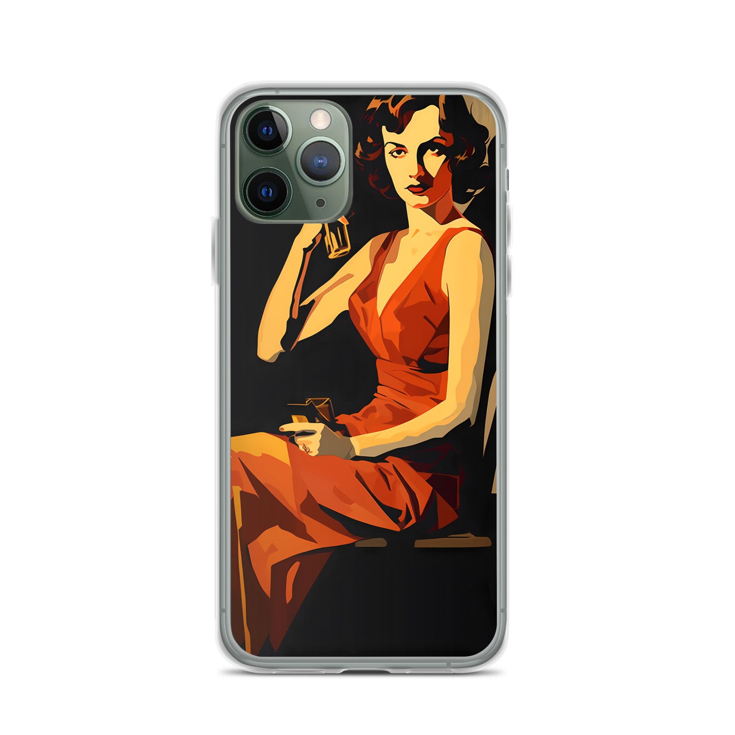 iPhone Case - Vintage Noir Pin-Up