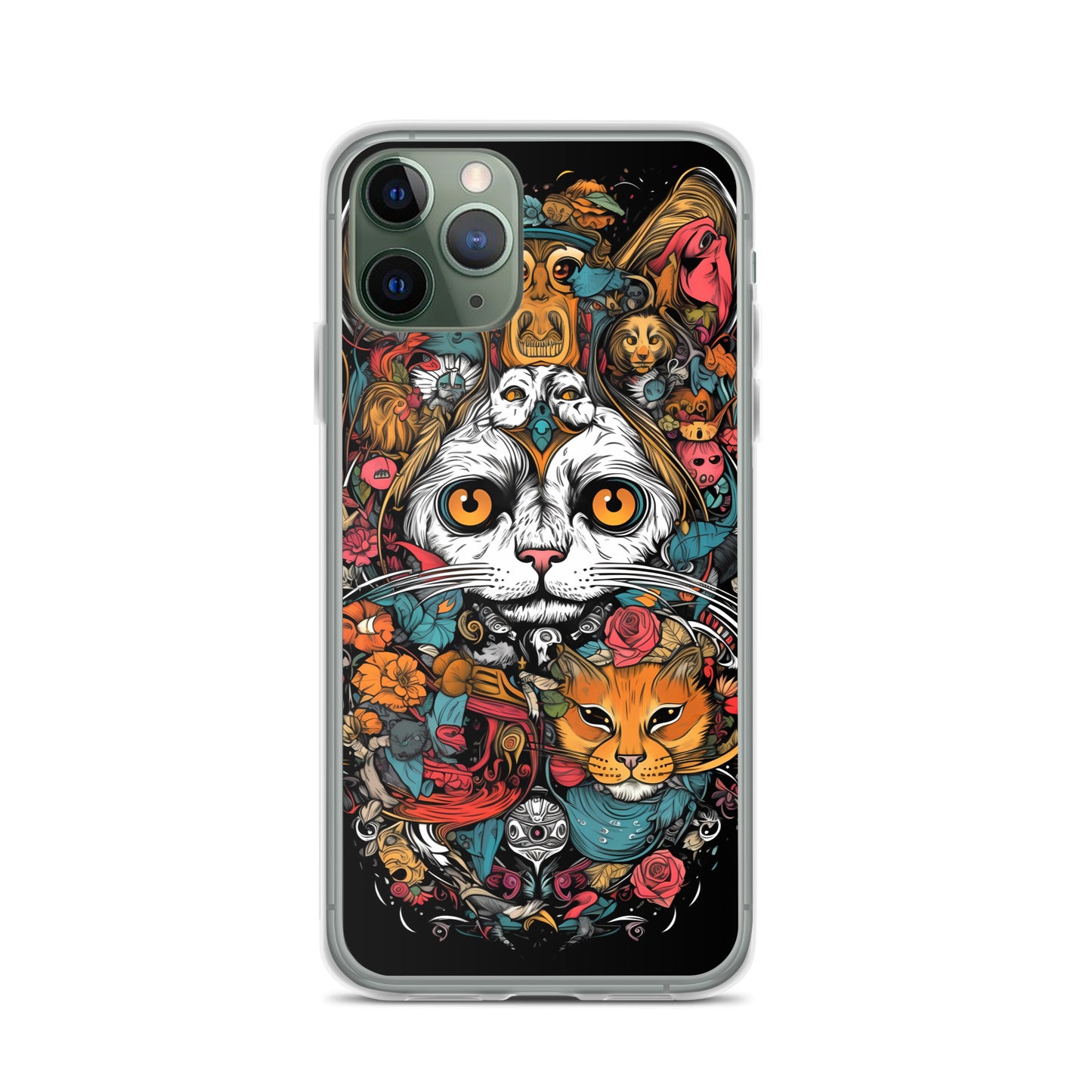 iPhone Case - Whimsical Cat Menagerie