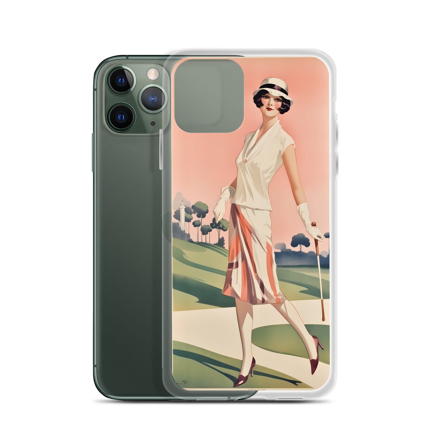 iPhone Case - Vintage Advert - Golfing Woman