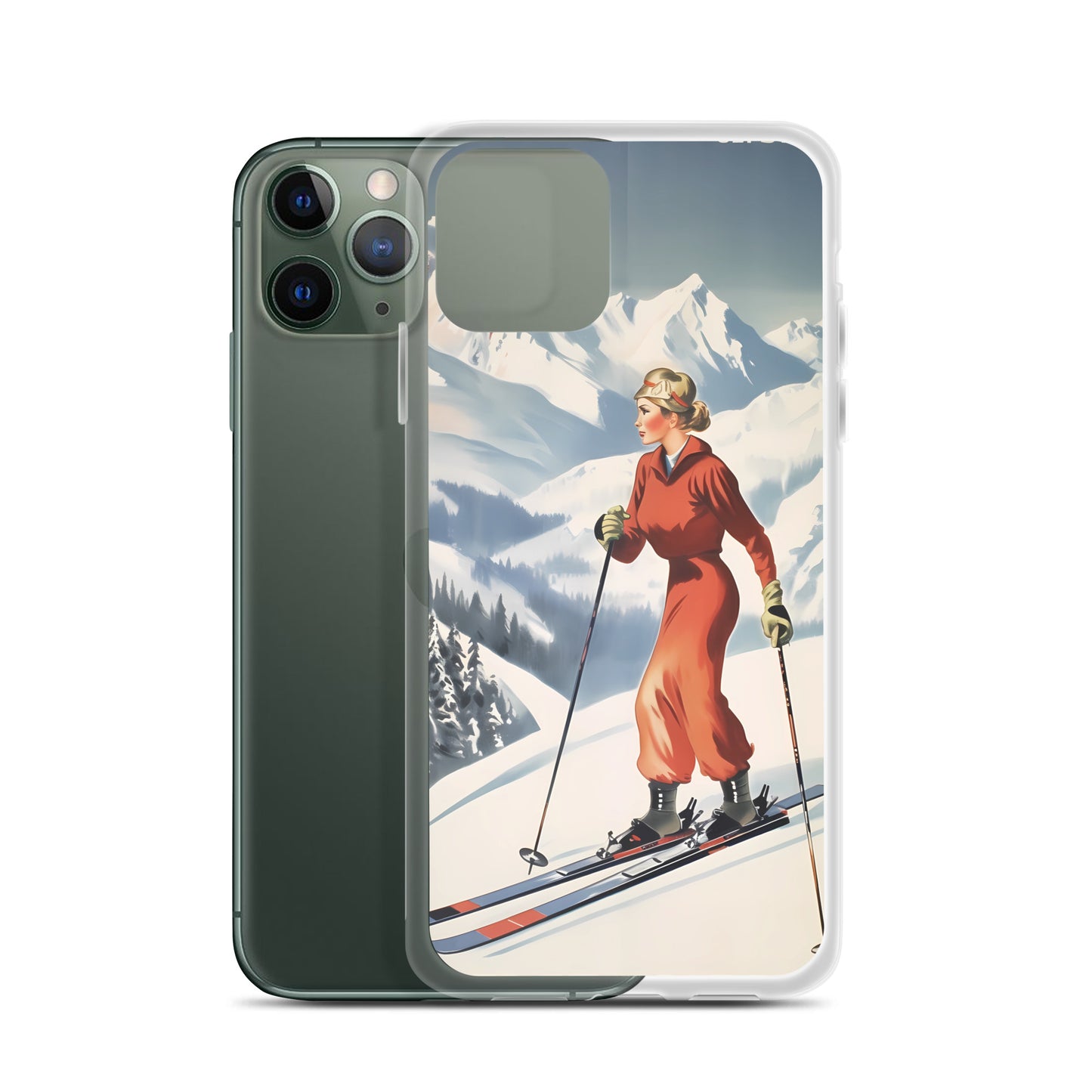 iPhone Case - Vintage Adverts - Skiing