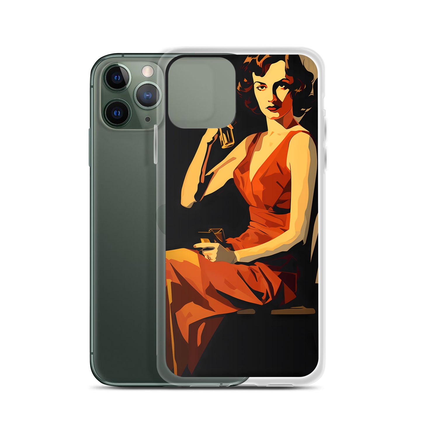 iPhone Case - Vintage Noir Pin-Up