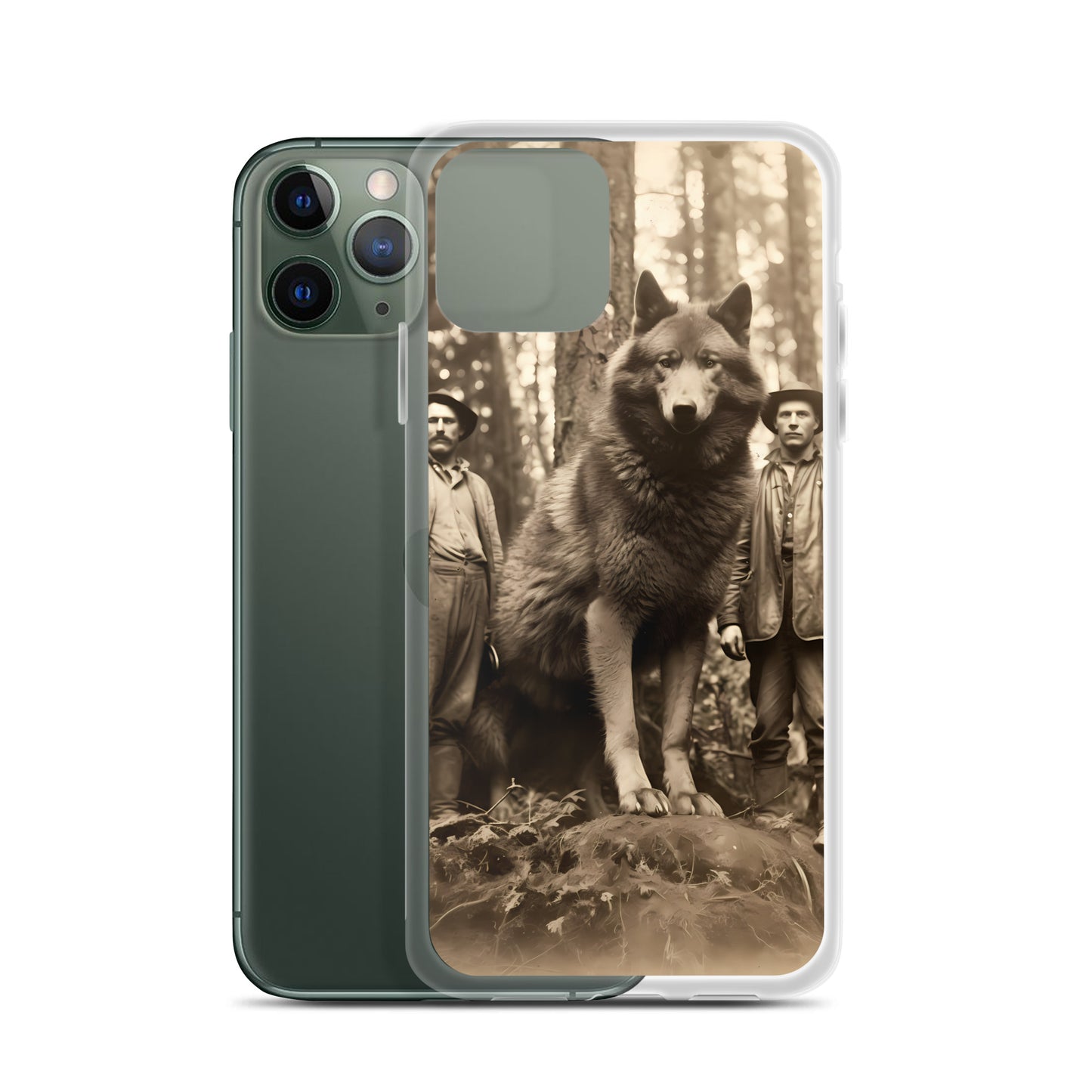 iPhone Case - The Logger and the Wolf