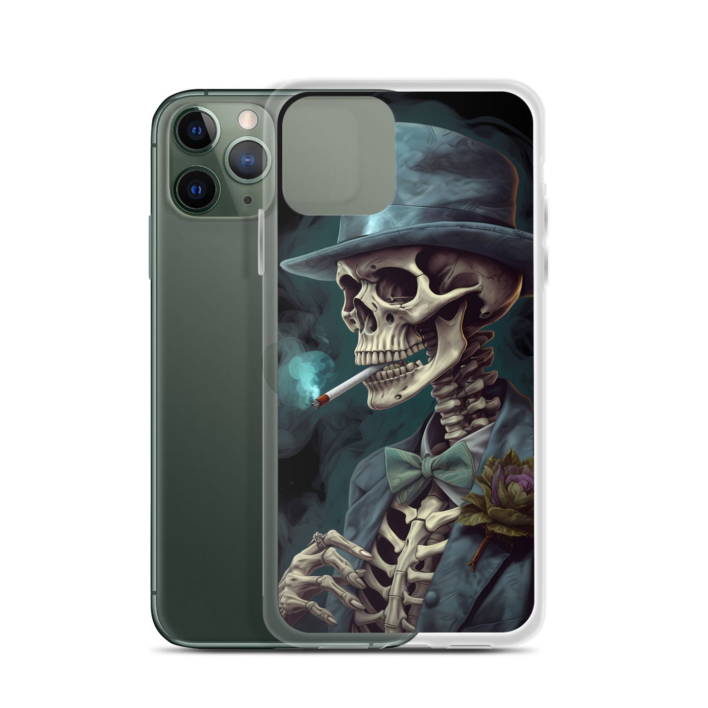 iPhone Case - Skeleton in Smoking Jacket