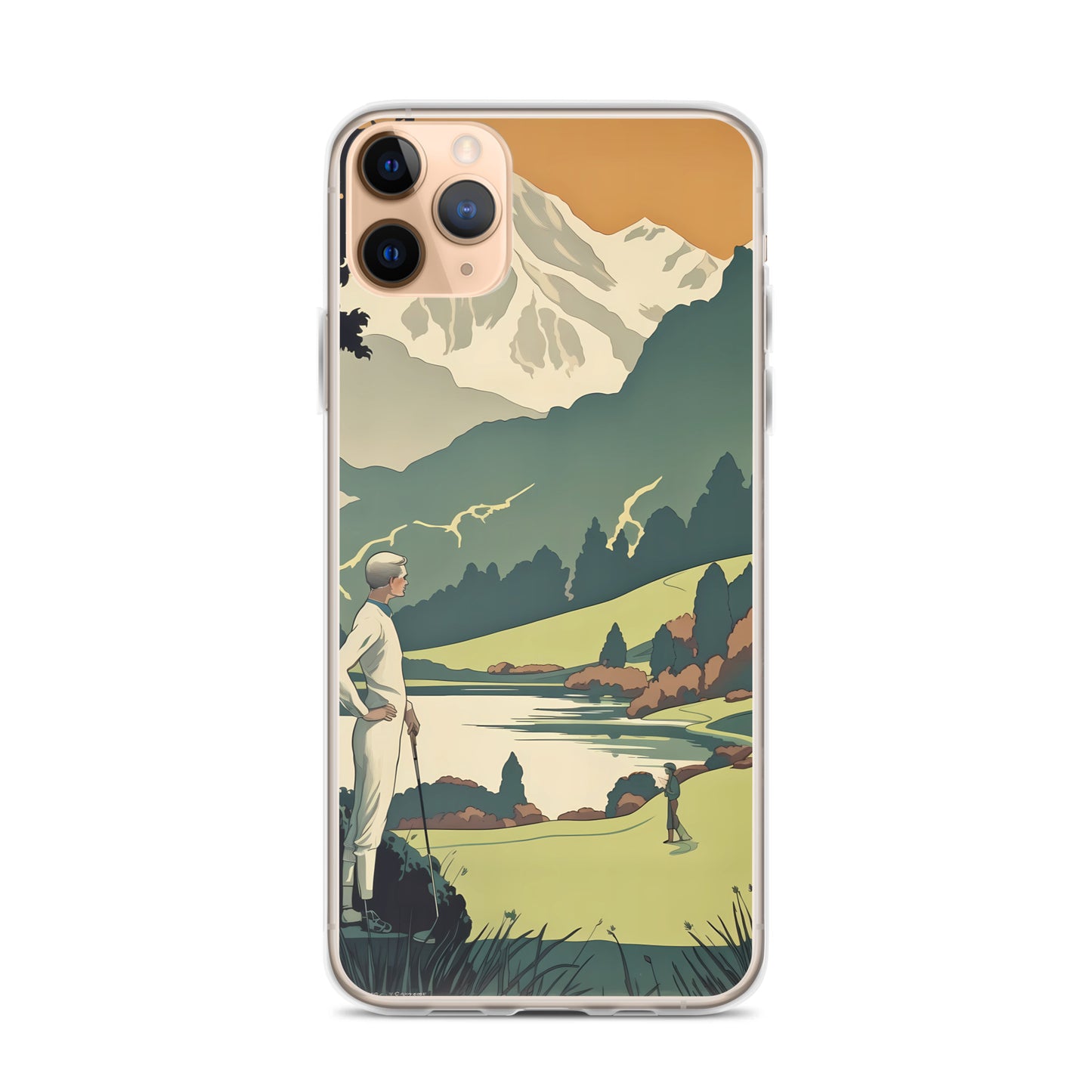 iPhone Case - Vintage Adverts - Mountain Golf