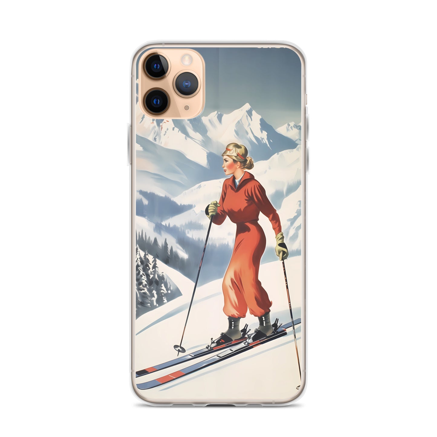 iPhone Case - Vintage Adverts - Skiing