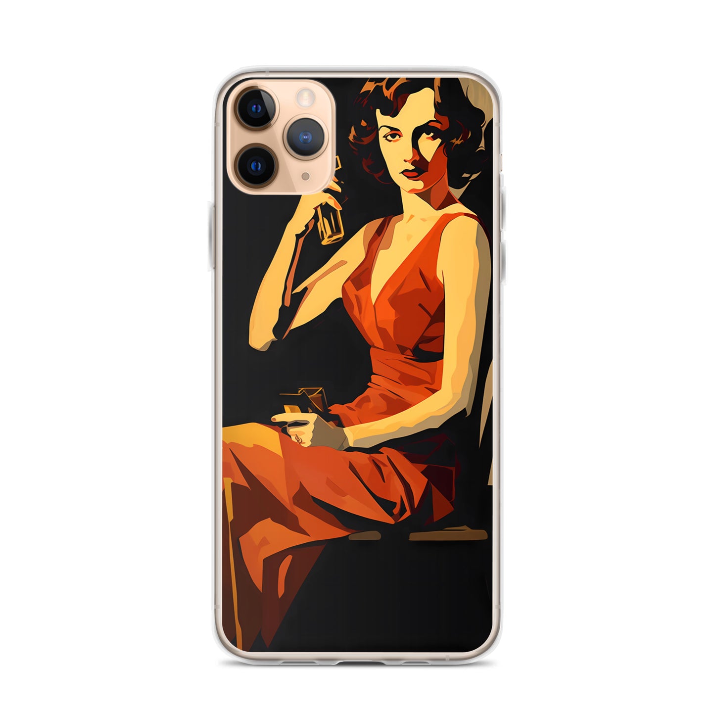 iPhone Case - Vintage Noir Pin-Up