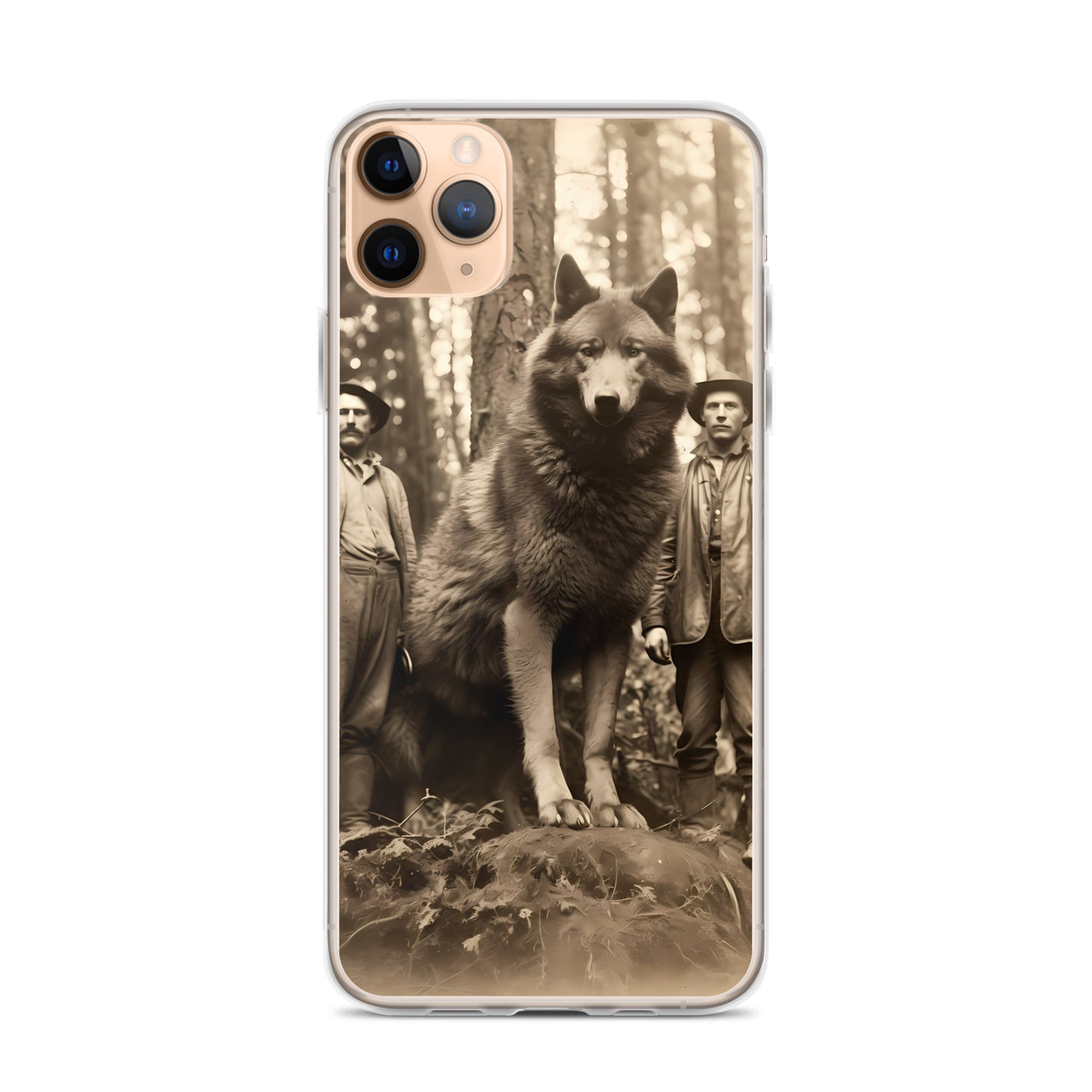 iPhone Case - The Logger and the Wolf