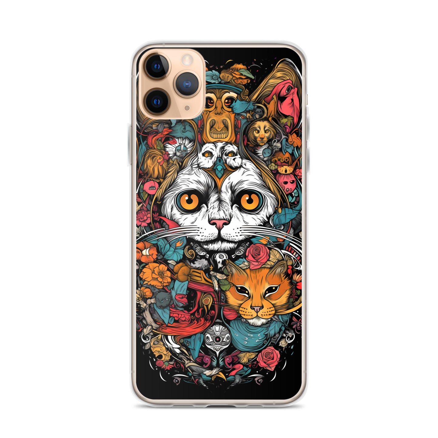 iPhone Case - Whimsical Cat Menagerie