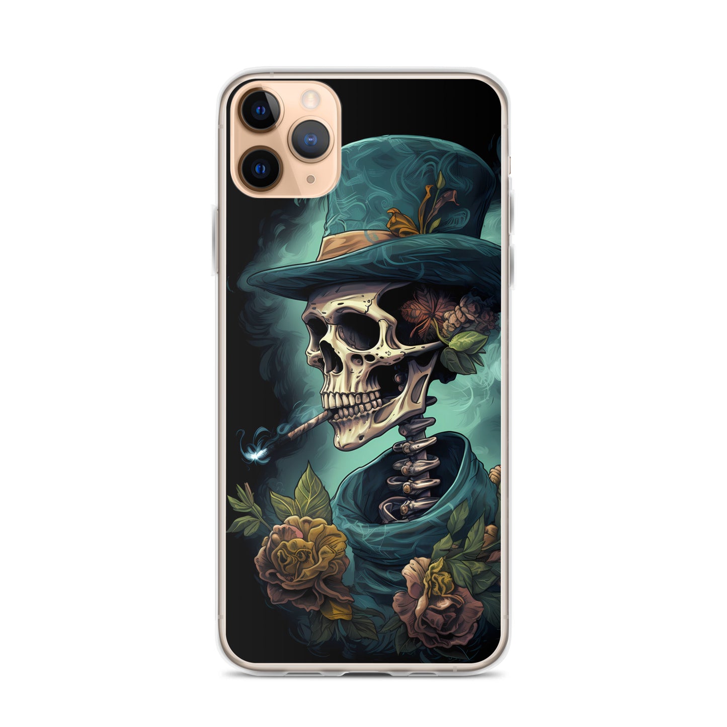 iPhone Case - Gothic Rose Skeleton