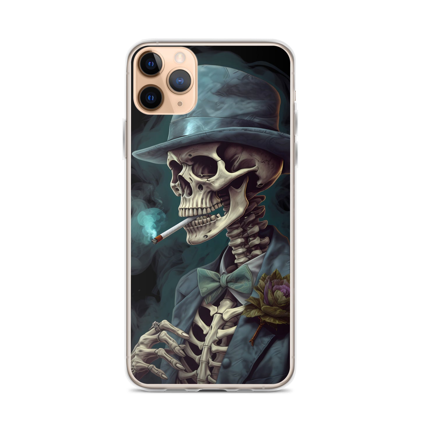 iPhone Case - Skeleton in Smoking Jacket