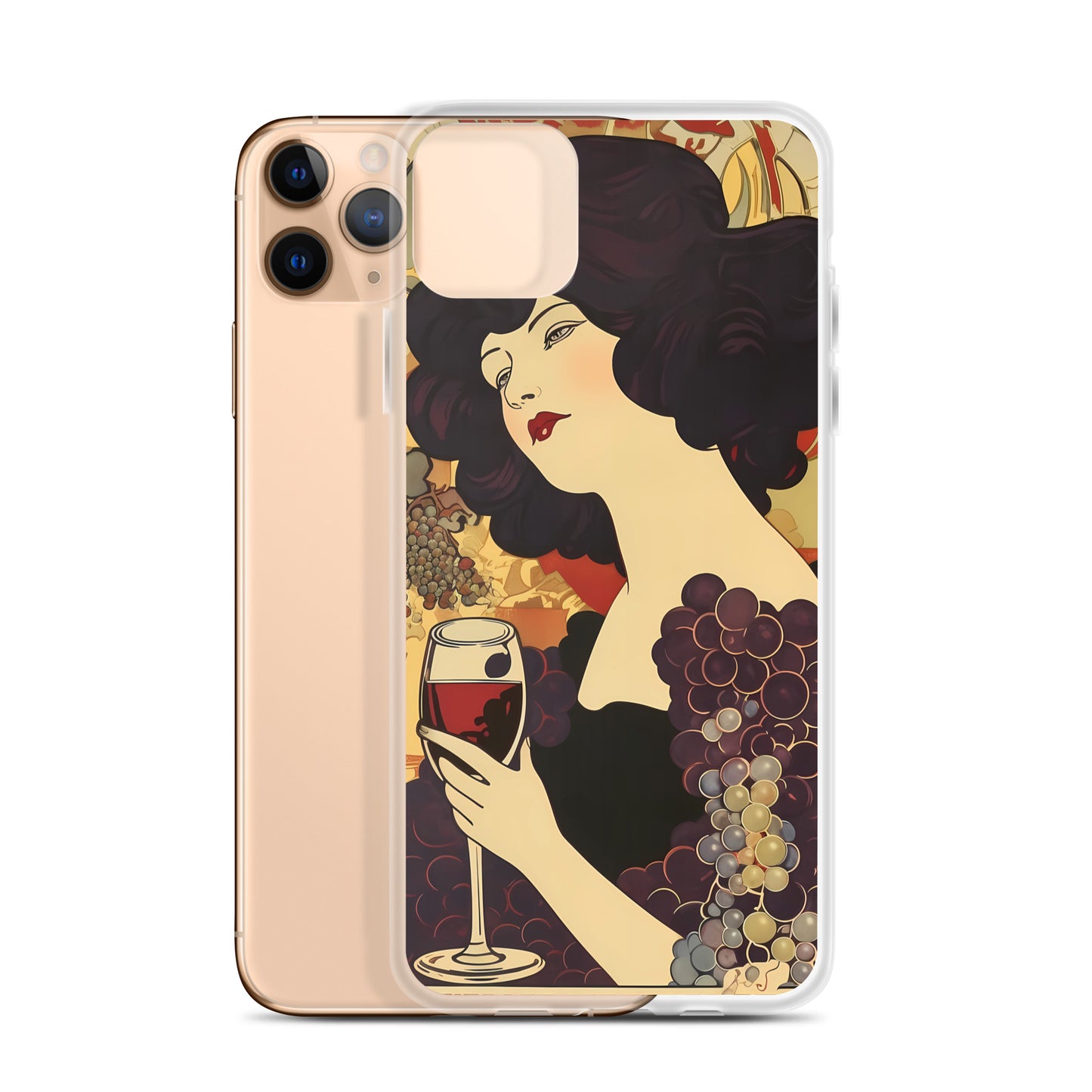 iPhone Case - Vintage Adverts - Wine and Grapes