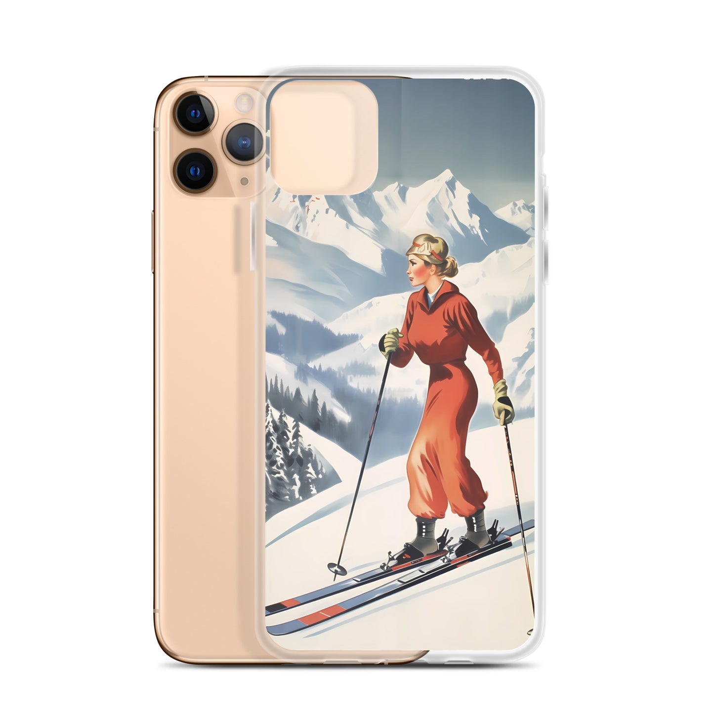 iPhone Case - Vintage Adverts - Skiing