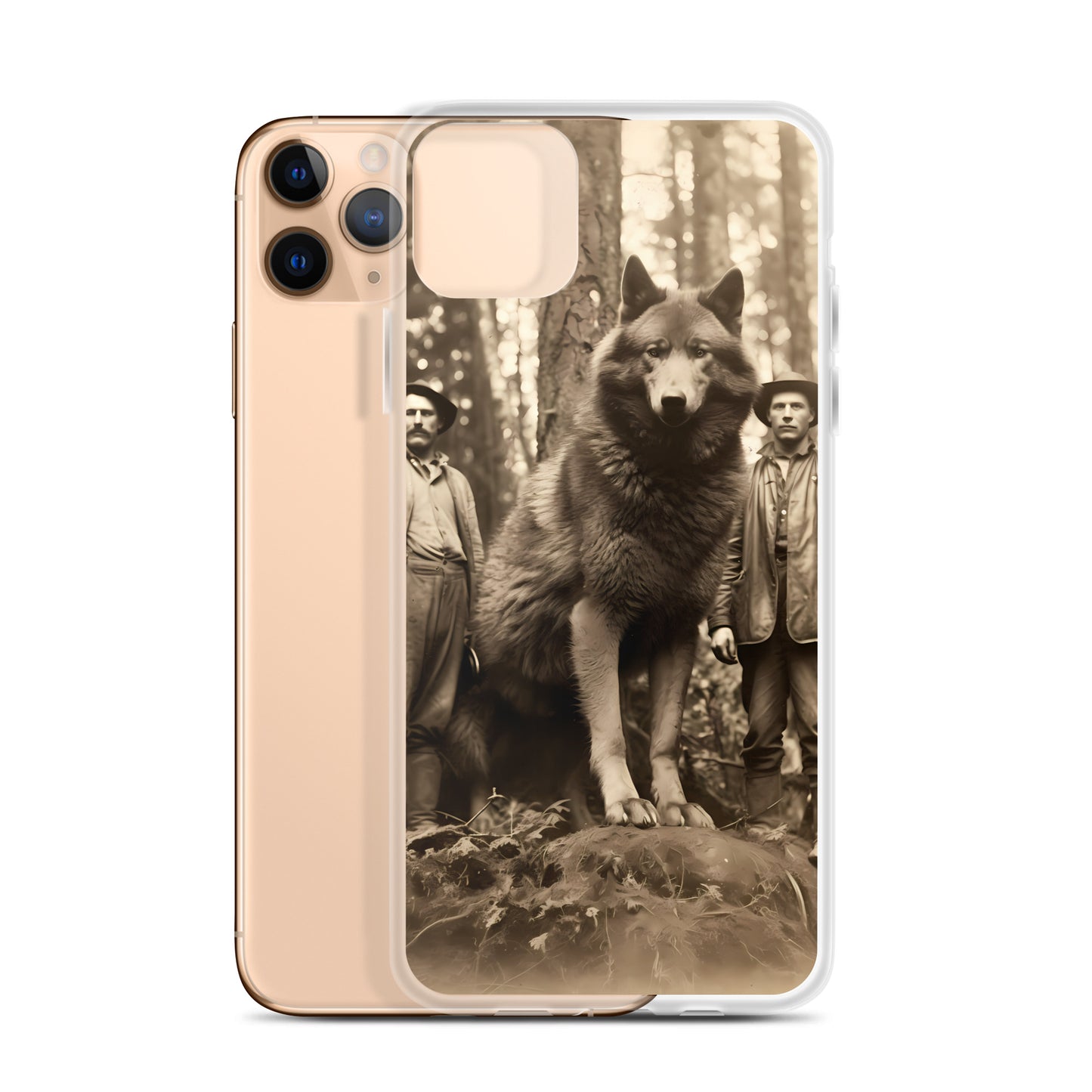 iPhone Case - The Logger and the Wolf