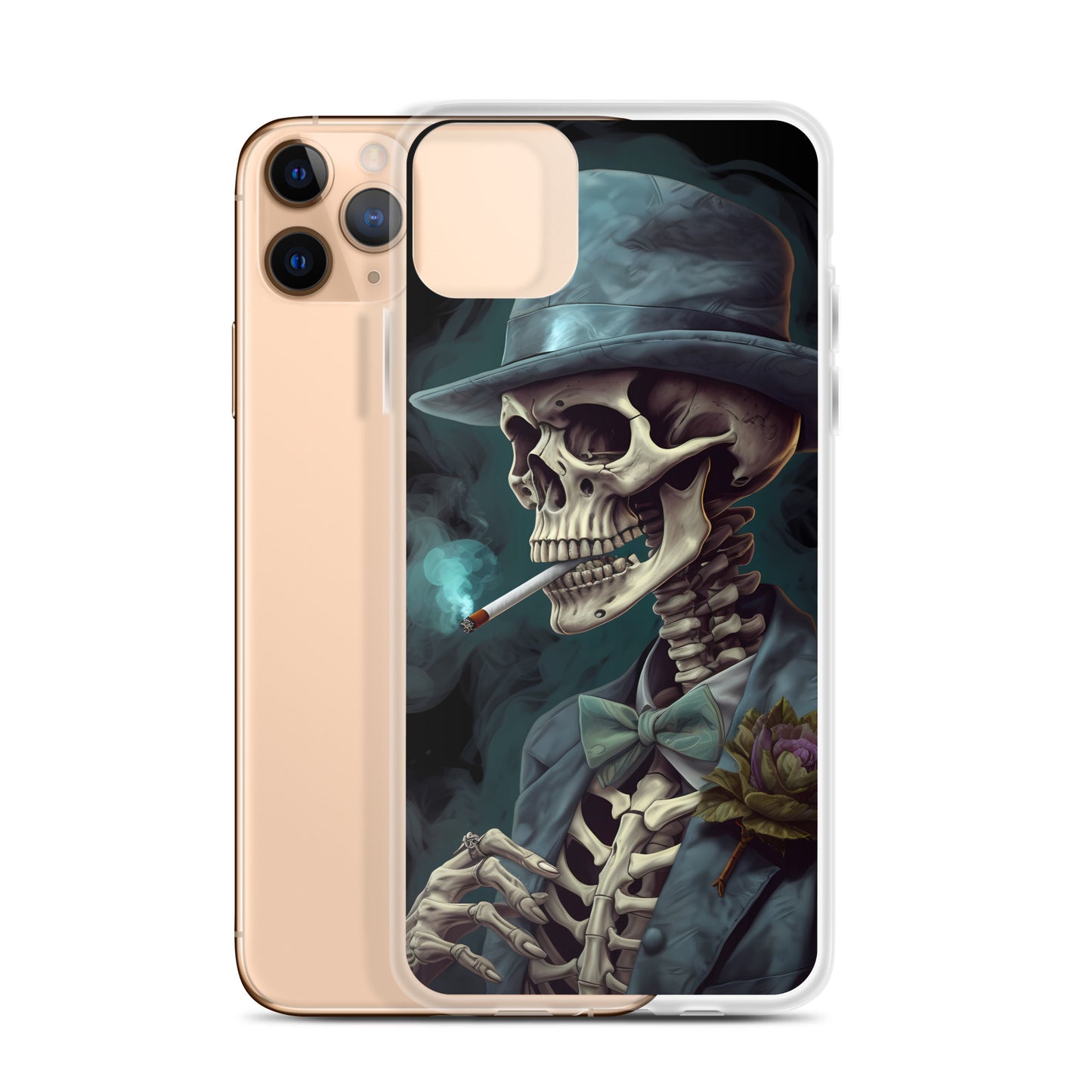 iPhone Case - Skeleton in Smoking Jacket