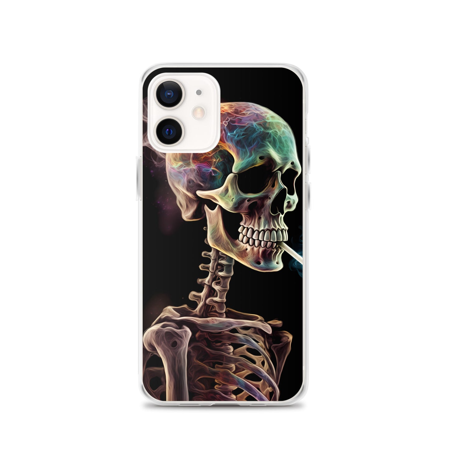 iPhone Case - Surreal Smoking Skeleton