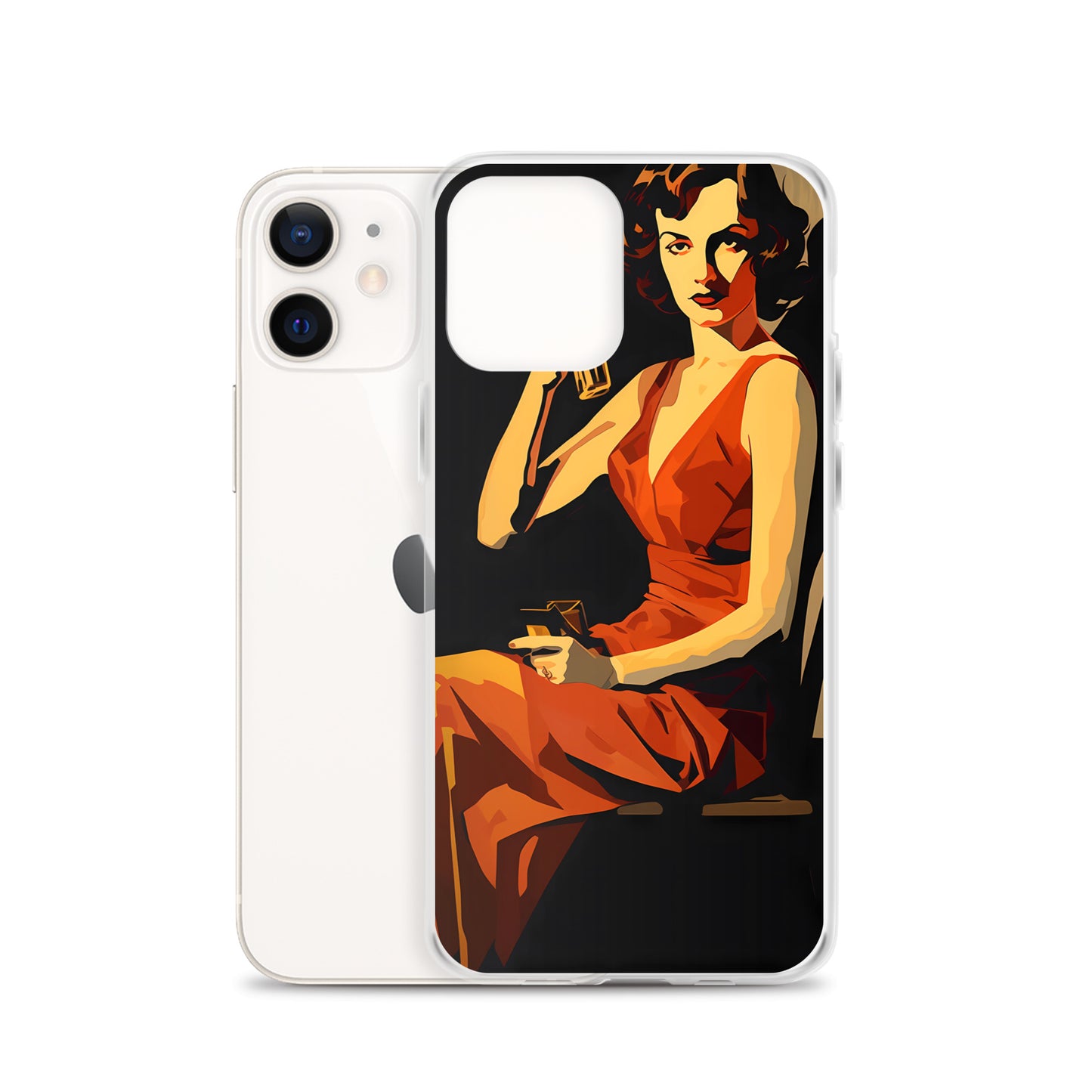 iPhone Case - Vintage Noir Pin-Up