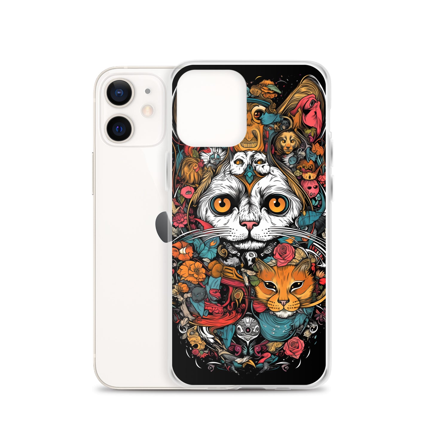 iPhone Case - Whimsical Cat Menagerie