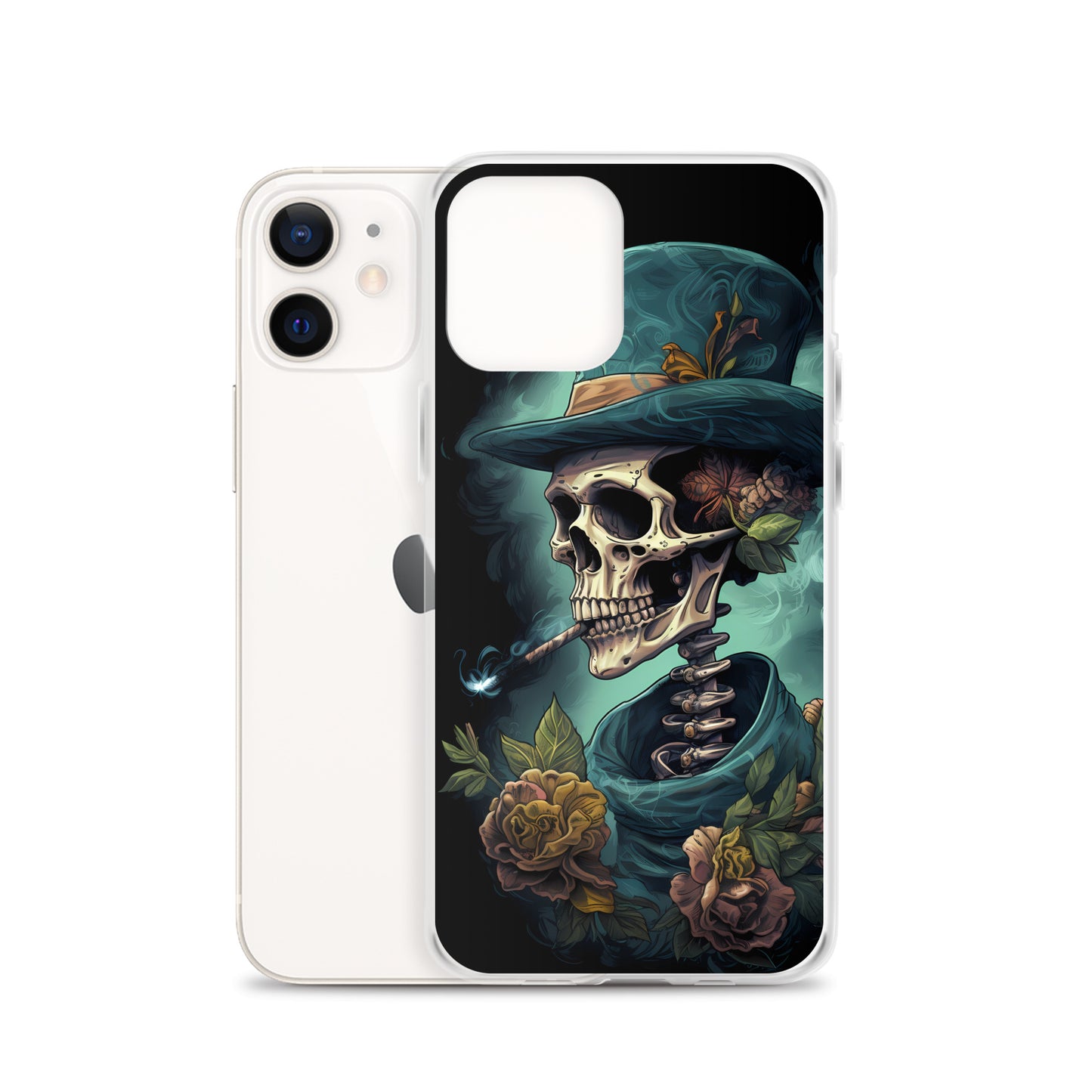 iPhone Case - Gothic Rose Skeleton