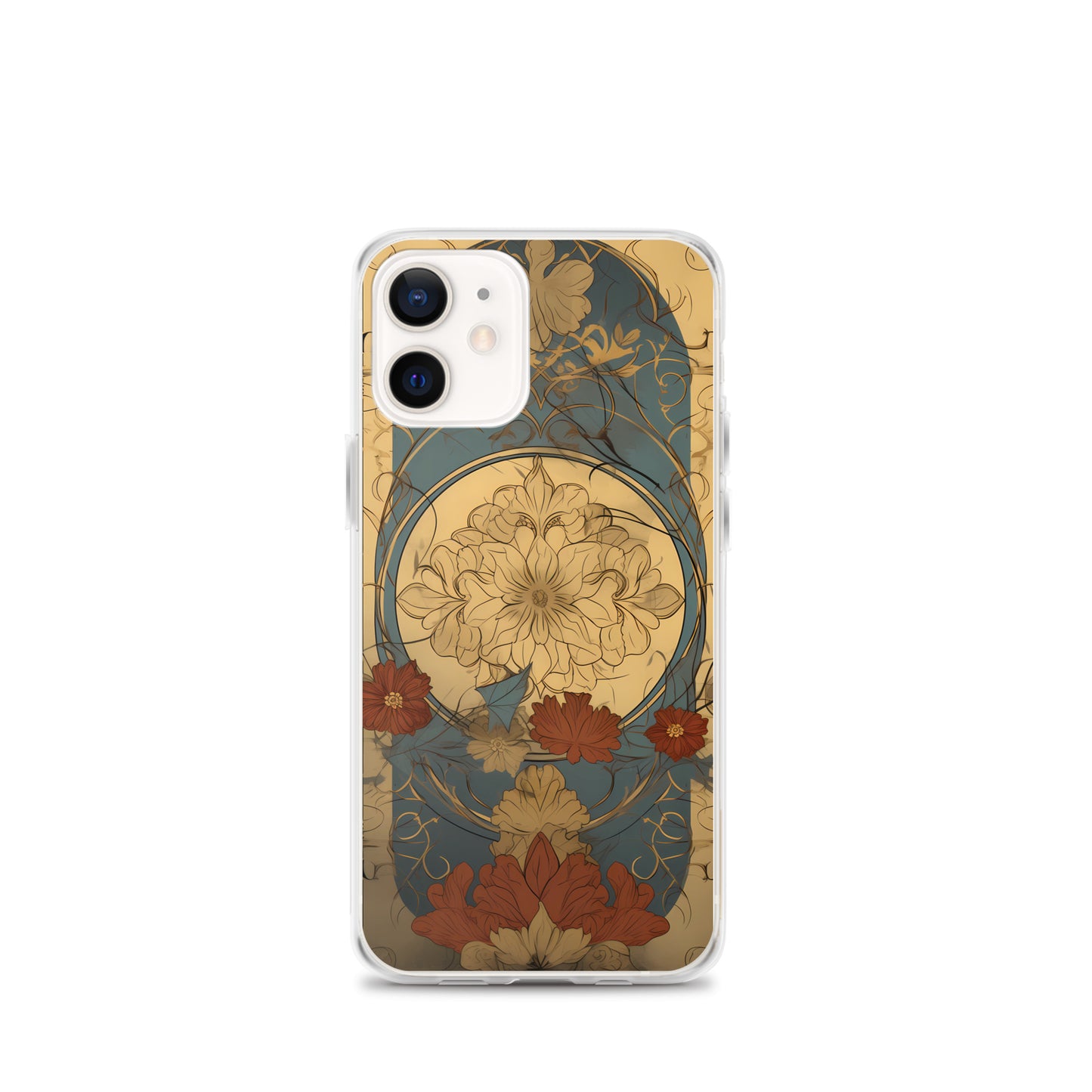 iPhone Case - Art Nouveau Leaves and Flowers