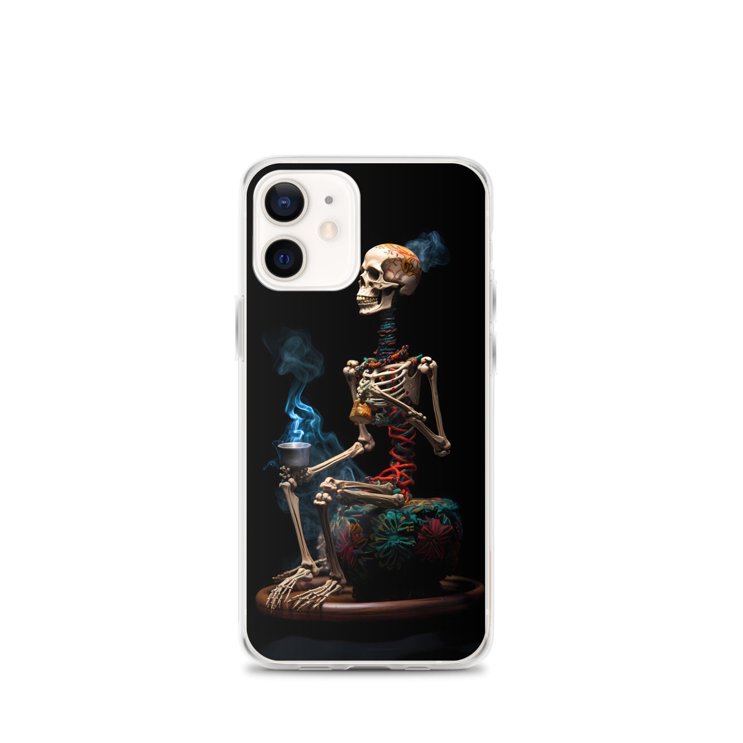 iPhone Case - Dream Smoke Seated Skeleton