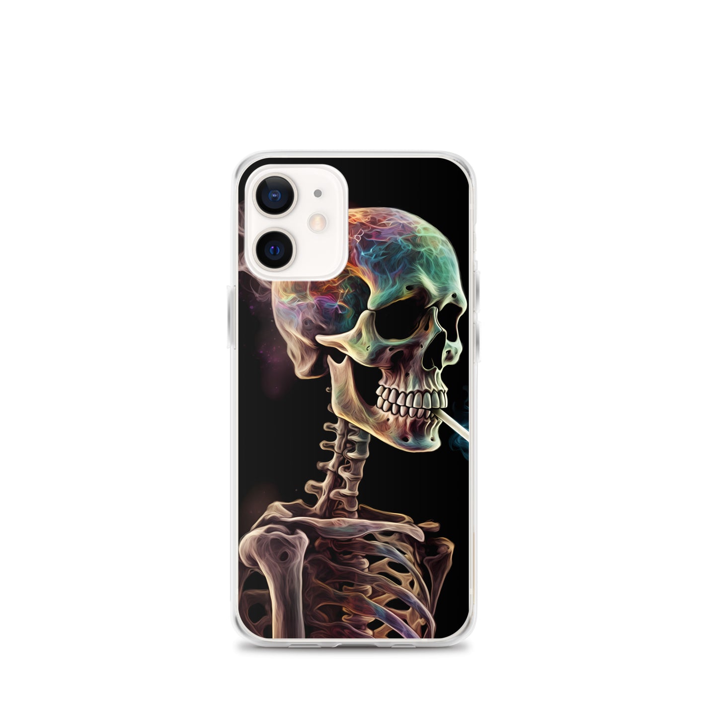 iPhone Case - Surreal Smoking Skeleton