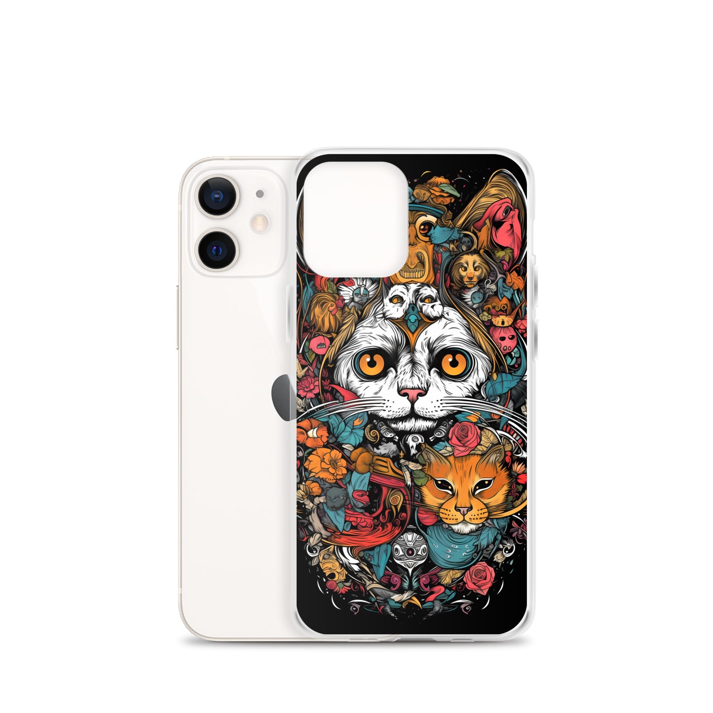 iPhone Case - Whimsical Cat Menagerie