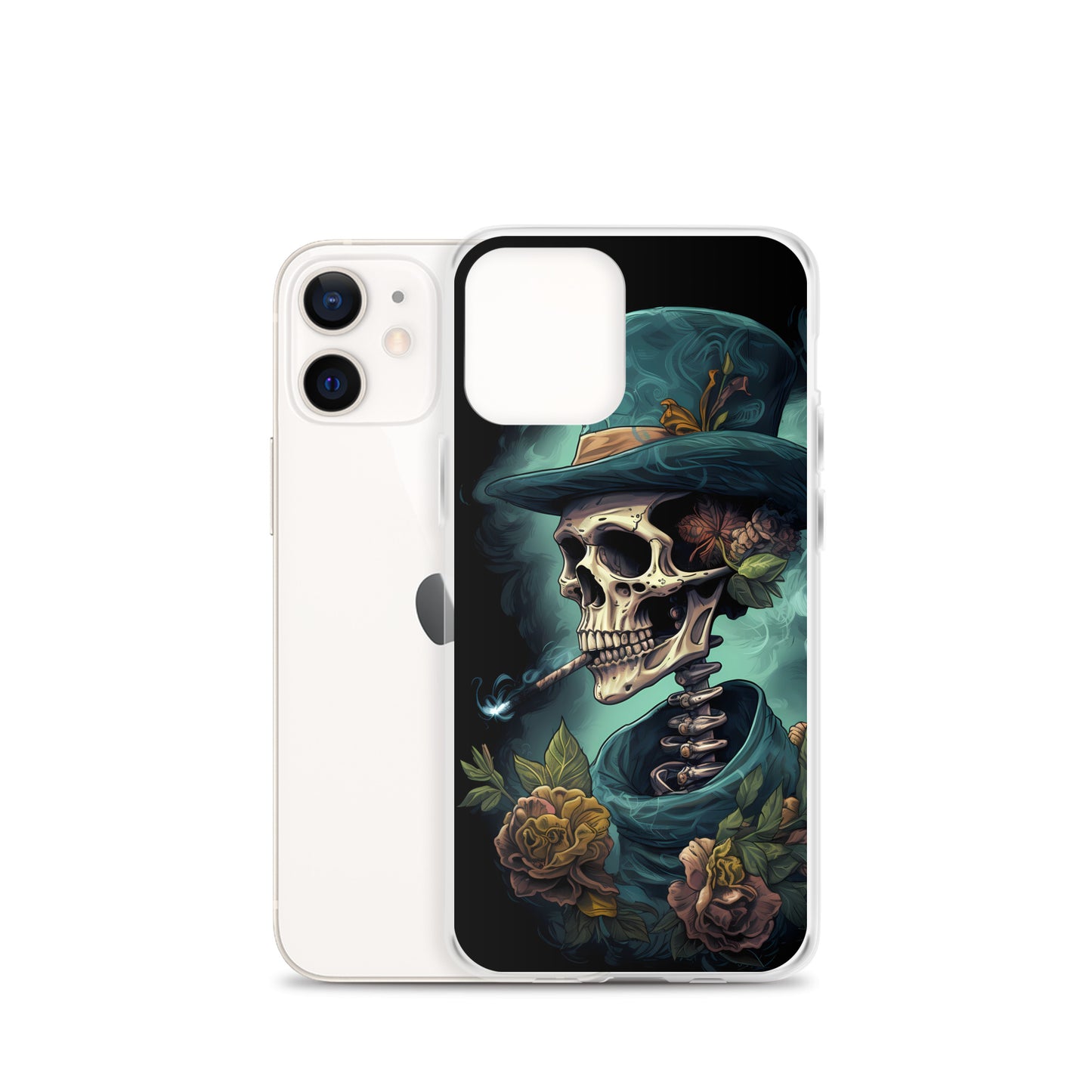 iPhone Case - Gothic Rose Skeleton