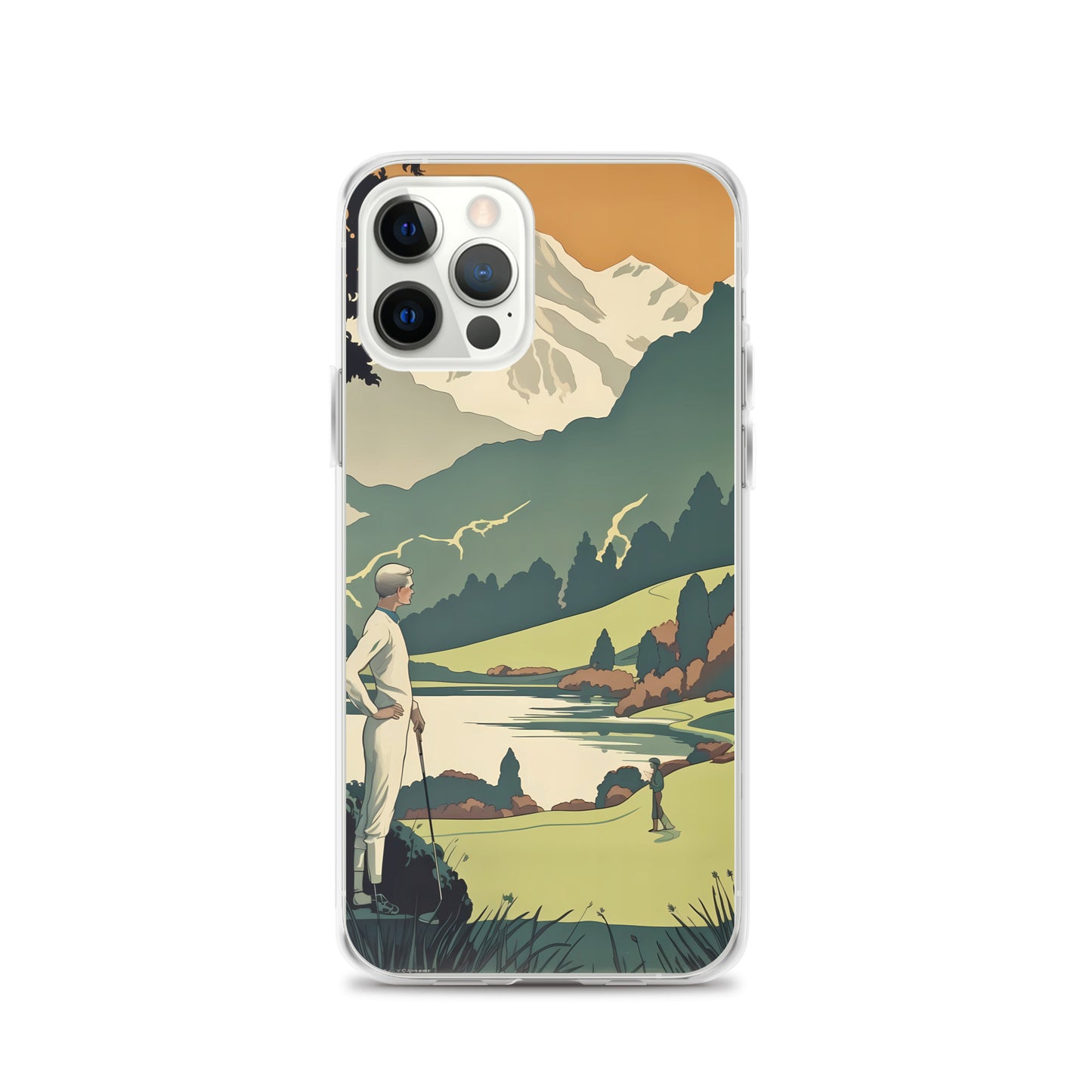 iPhone Case - Vintage Adverts - Mountain Golf