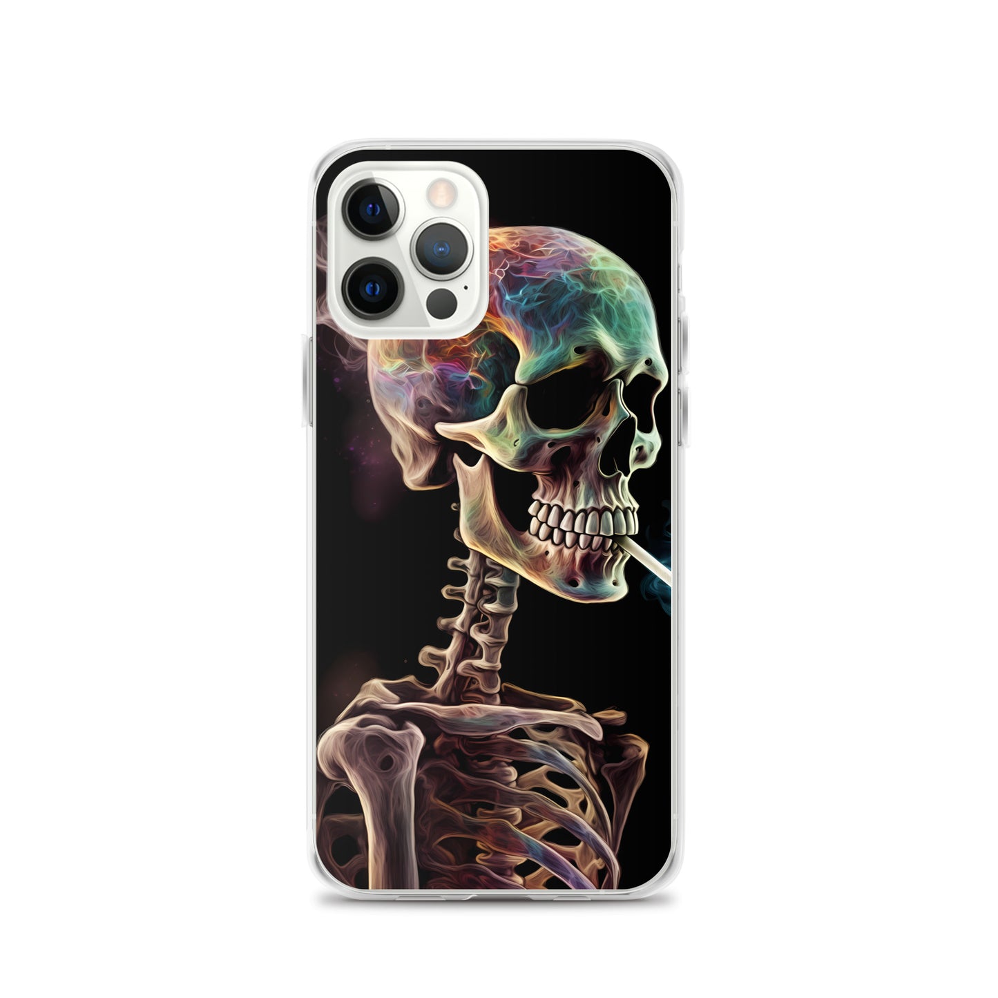 iPhone Case - Surreal Smoking Skeleton